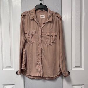 American Eagle button down shirt  boyfriend fit XL